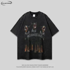 PHILOCTETES Thoroughbred Doberman Pinscher Dog Graphic T-Shirt [9 styles]