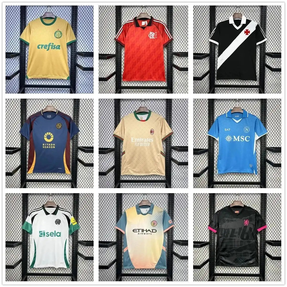 Soccer Jersey Collection for the 2024 to 2025 Season, 40 Designs