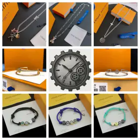 Louis Vuitton World Tour Necklace and Bracelet