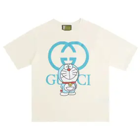 Gucci Oversized T-Shirt - White & Blue