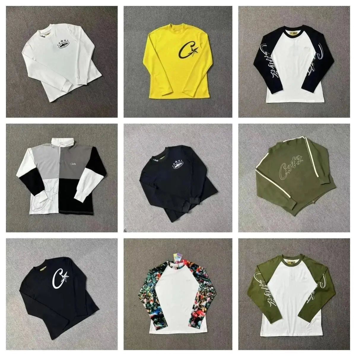 Cruz Long Sleeve T-Shirts [Casual Style