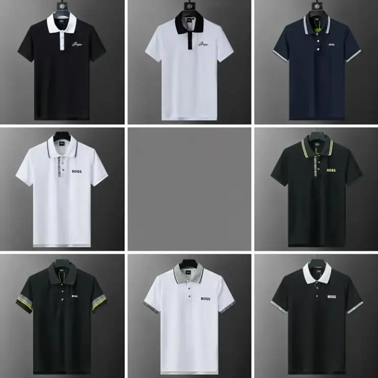 Boss Polo Shirt and Shorts Set