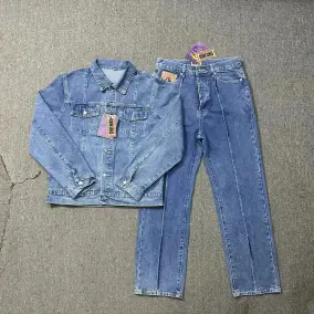 Corteiz Denim Jacket & Jeans Set