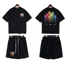 AMIRI Rainbow Drip T-Shirt/Shorts [20 styles]