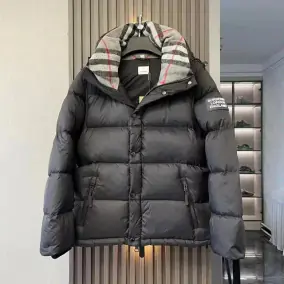Burberry Check-Trim Down Jacket