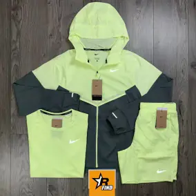 Nike Running Suit Set (Hooded Jacket/T-Shirt/Shorts) [37 styles]