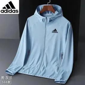 Adidas 568 Model Hooded Jacket [Men's Grey Blue]