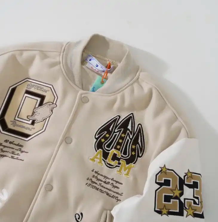 Off-White O'Logo Baseball Jacket