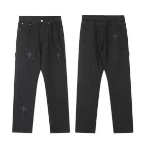 Broken Star Patch Jeans [3 styles]