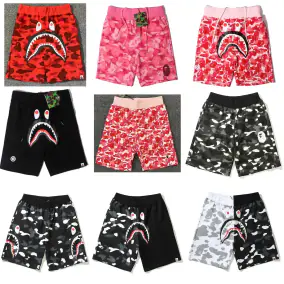 BAPE Space Camo Shark Sweat Shorts