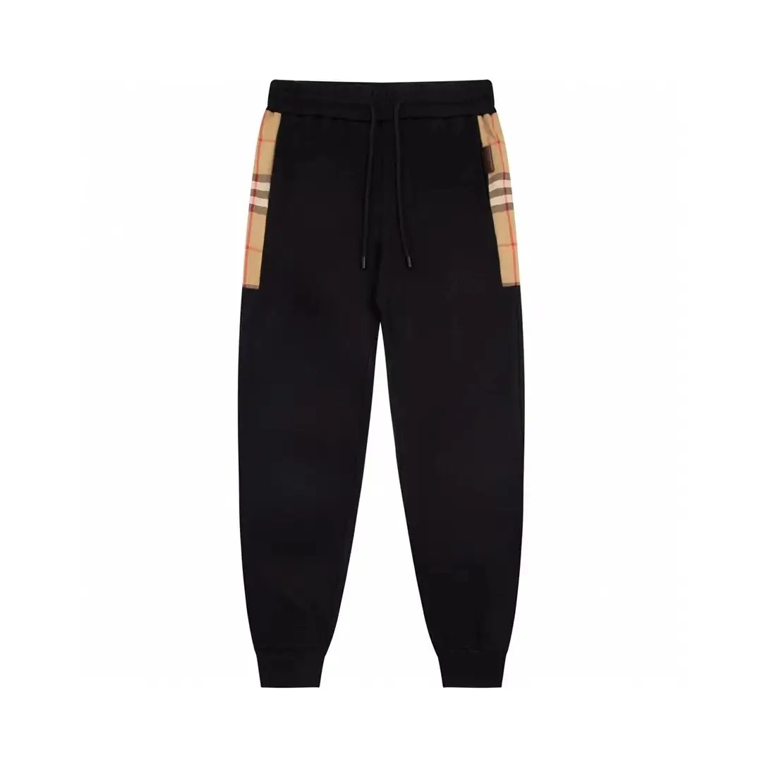Burberry Check Panel Joggers