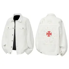 Chrome Hearts Embroidered Denim Jacket