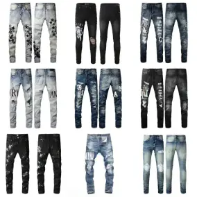 Amiri Angel Print Jeans