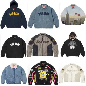 Supreme Hoodies & Jackets Collection [9 Styles]
