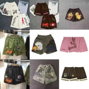 Travis Scott Cactus Jack Hip-Hop Casual All-Match Shorts [Multiple Designs]