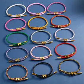 Hermes H Charm Bracelet