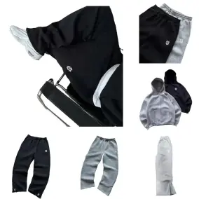 Sou Y2K Tracksuit Pants [Black & Grey Options]