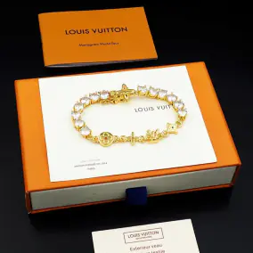 Louis Vuitton World Tour Full Diamond Bracelet