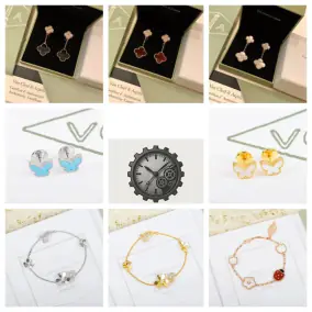 Van Cleef & Arpels Alhambra & Butterfly Bracelet Earrings [40 styles]
