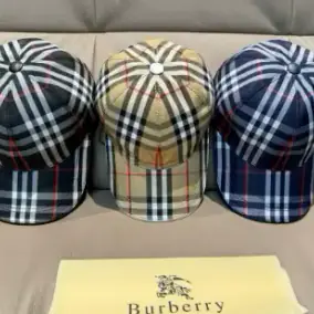 Burberry Check Print Cap