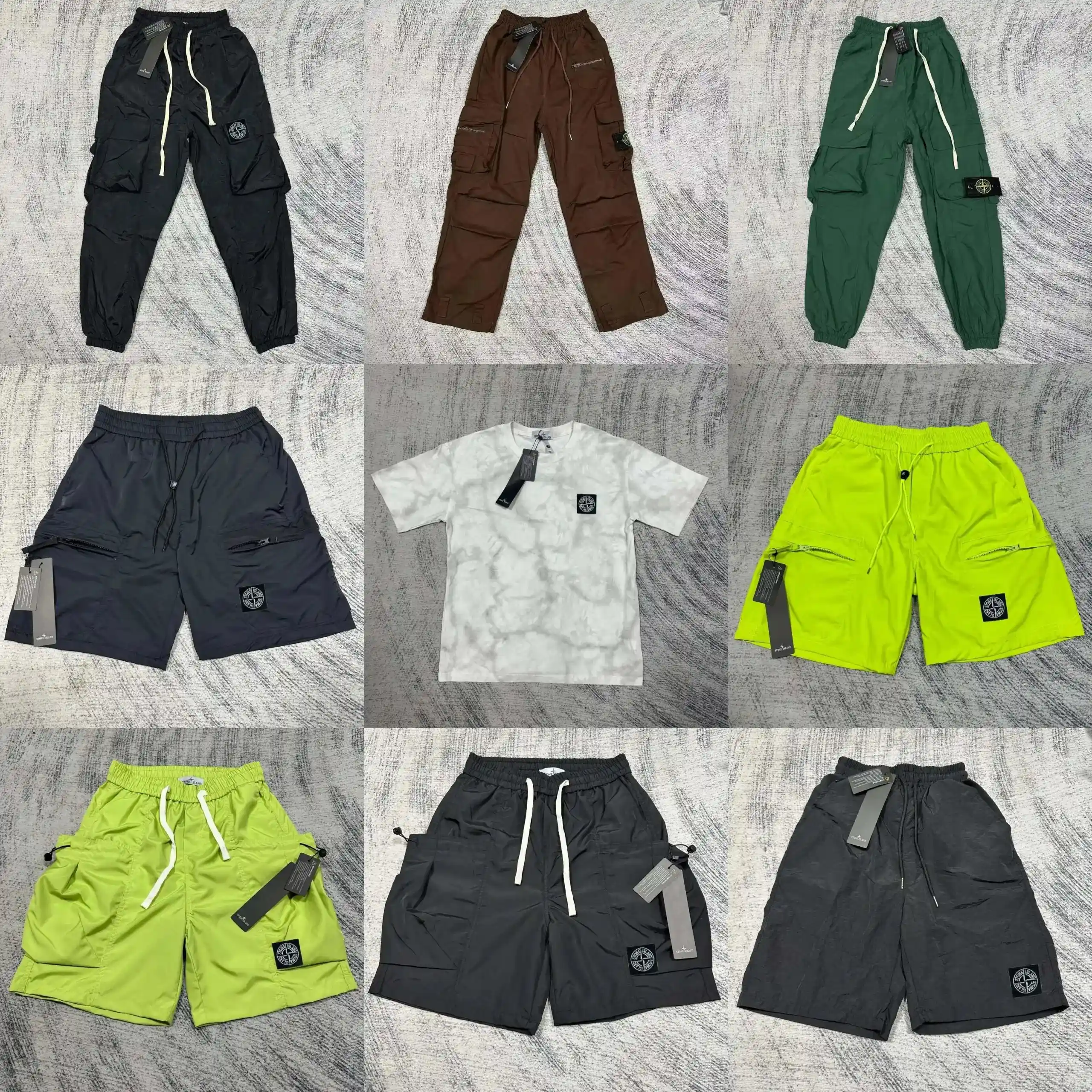 Stone Island Cargo Pants/Shorts & T-Shirt