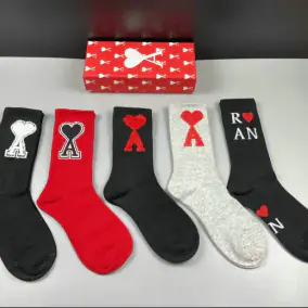 AMI Paris Heart Socks [25 Styles]