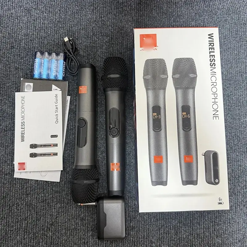 Wireless microphone set view 8