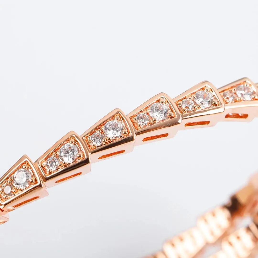 Gold-tone snake motif bracelet set photo 5