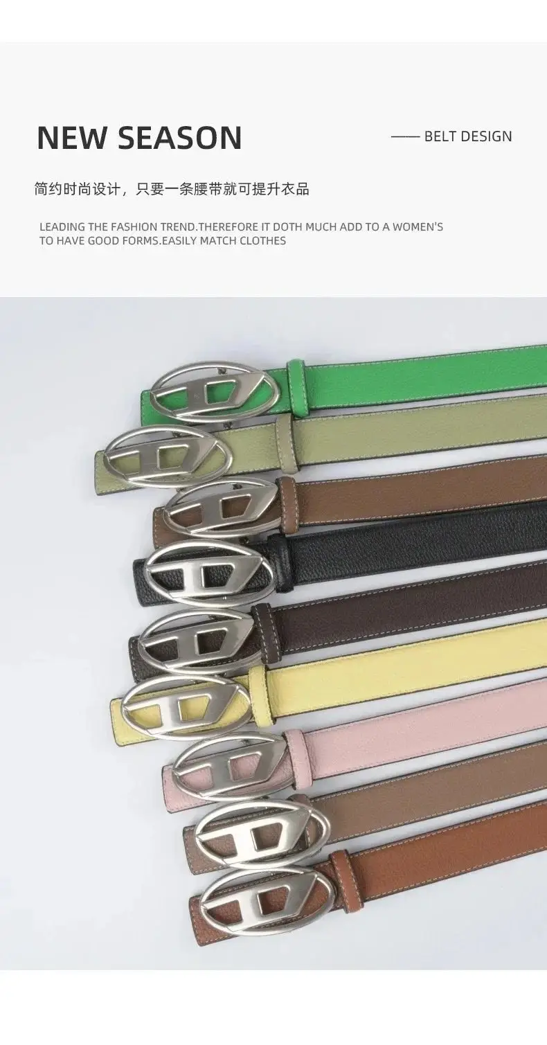 Diesel leather belt style options