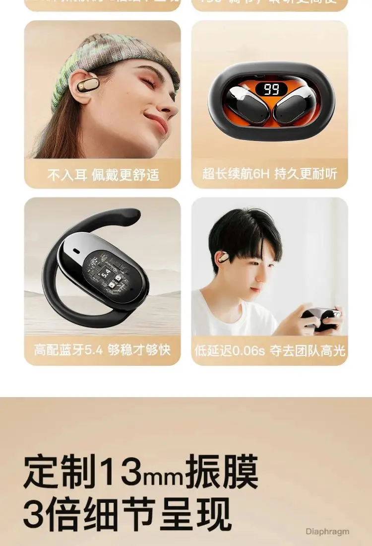 Wireless TWS earbuds product view 6