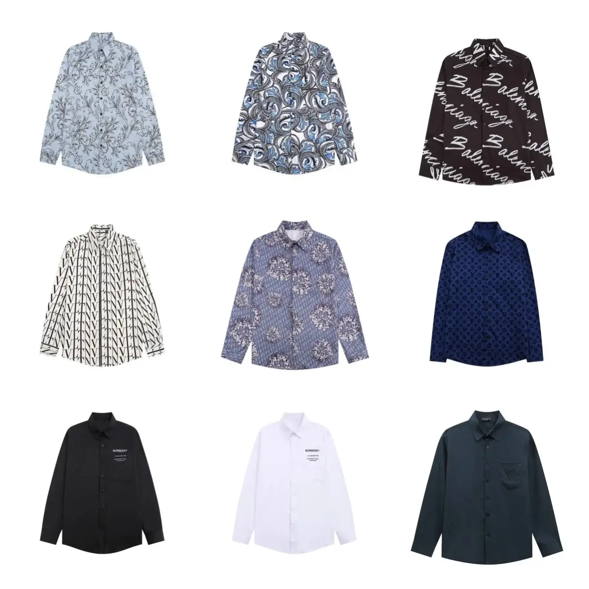 Dior Casual Relaxed Long-Sleeve Shirt