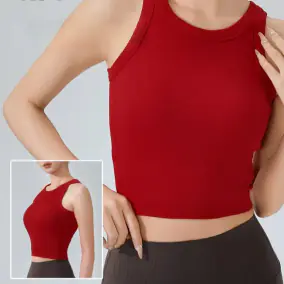 Seamless Padded Yoga Vest Top [11 Colors]