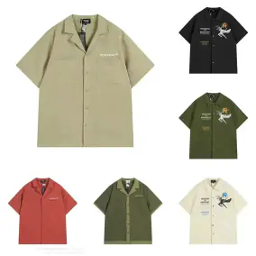 Lapel Lettered Shirt