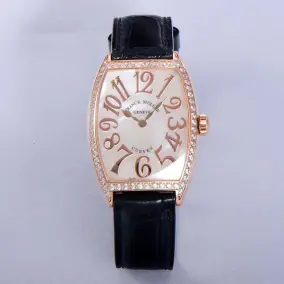 Franck Muller Ladies Barrel-Shaped Quartz Watch, 5 Styles