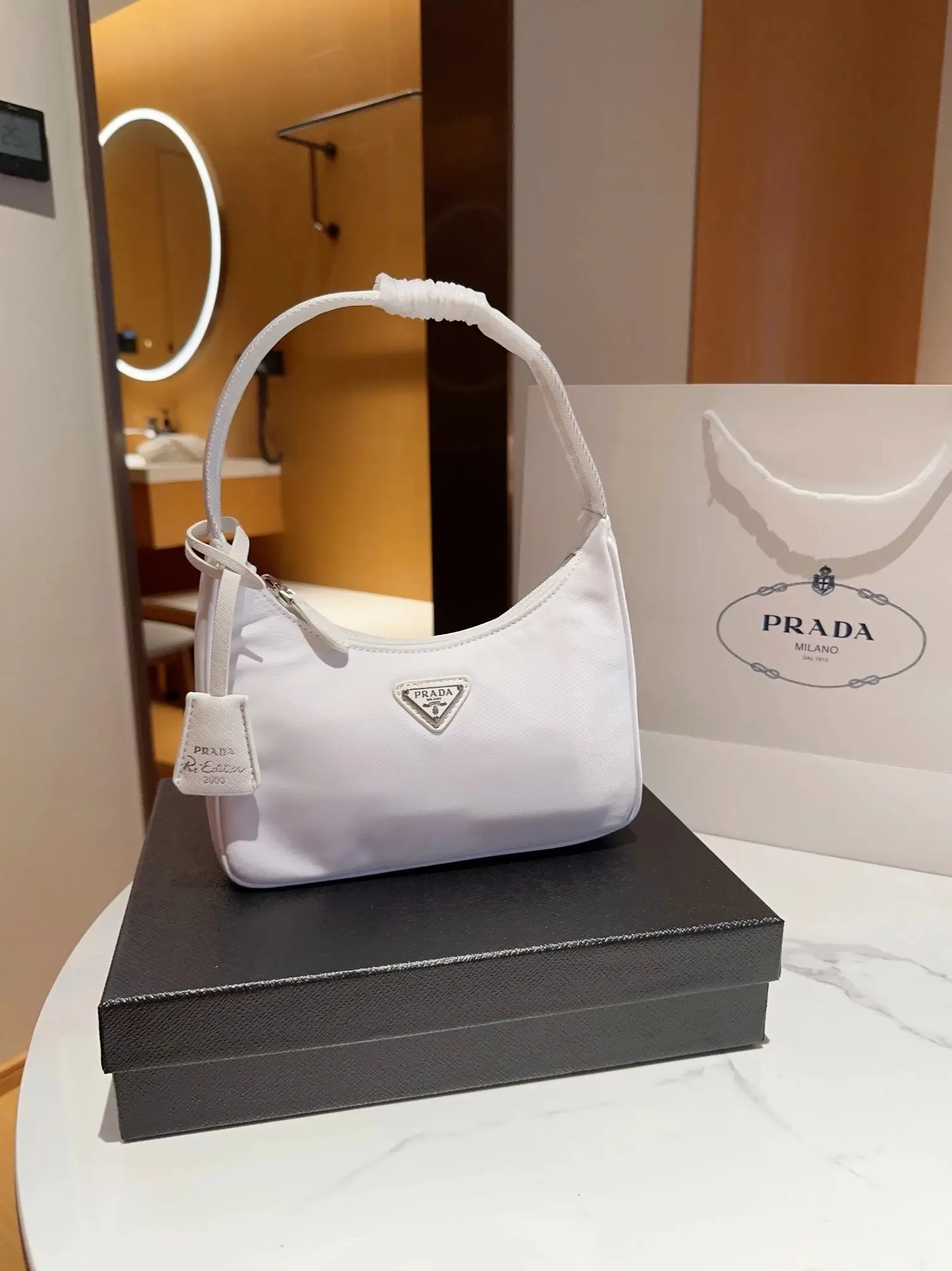 Prada fashion bag