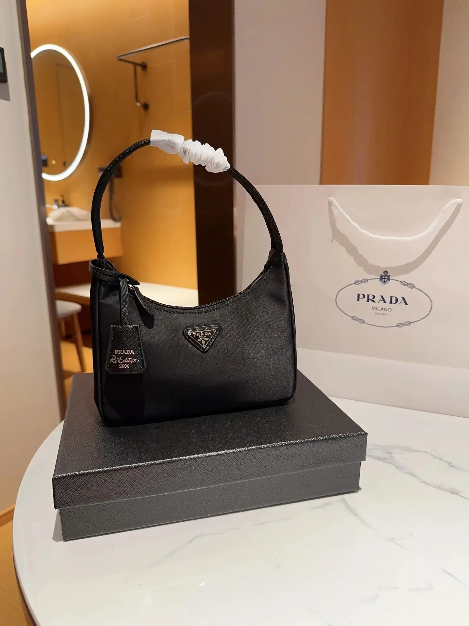 Prada fashion bag