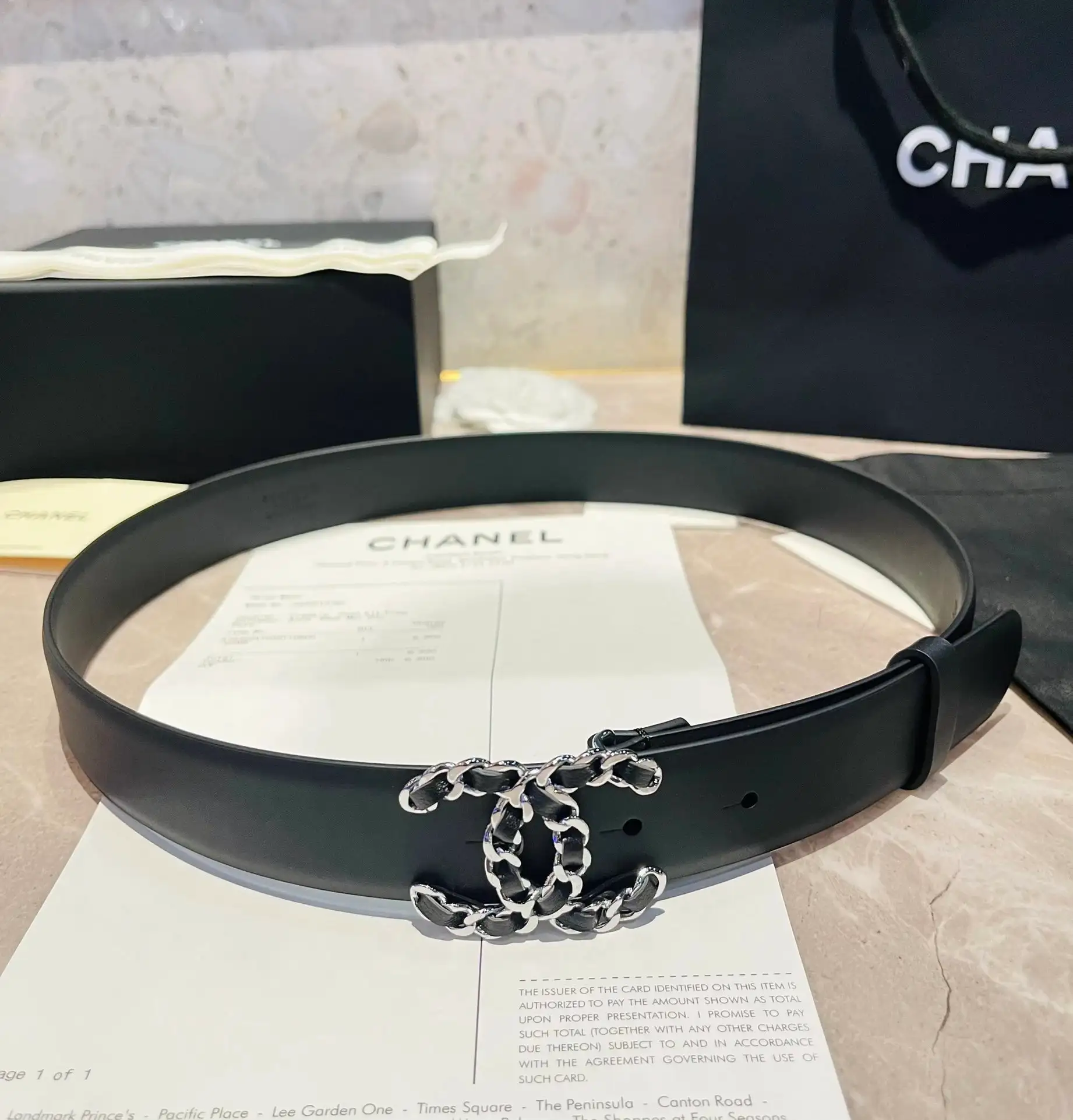 Leather belt product view 11