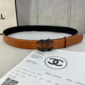 Chanel Leather Belt