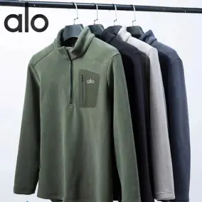 Casual Fleece-Lined Half-Zip Hoodie [4 styles]
