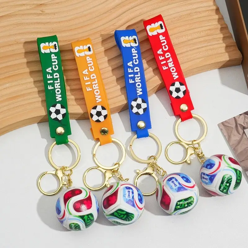 2026 football keychain souvenir pendant view 1