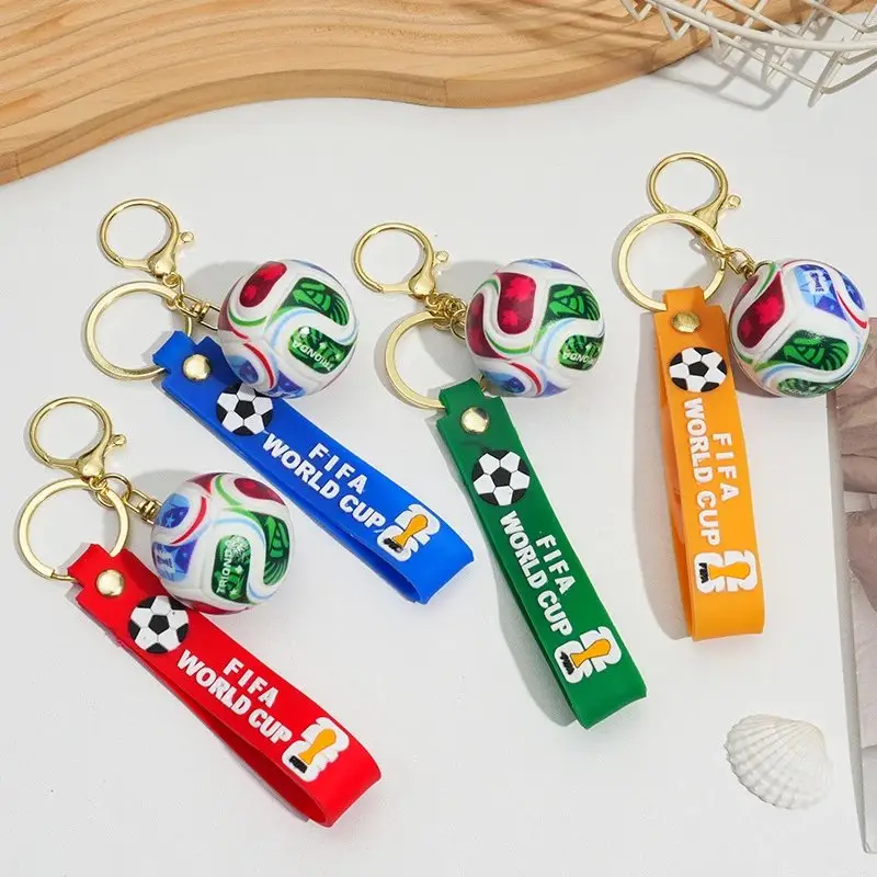 2026 football keychain souvenir pendant view 2