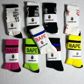 A Bathing Ape Socks [9 styles]