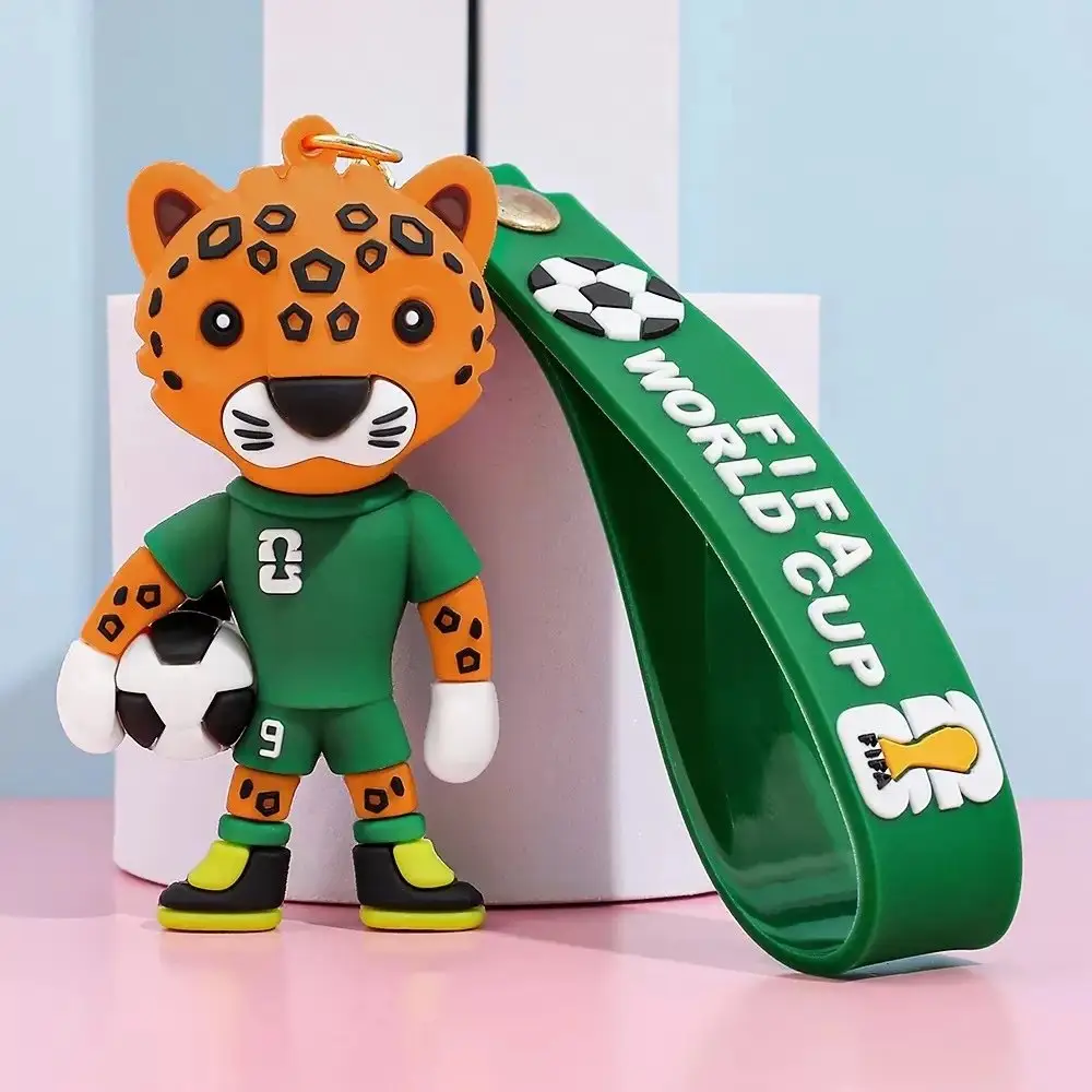 Mexico World Cup mascot football key ring product photo 6