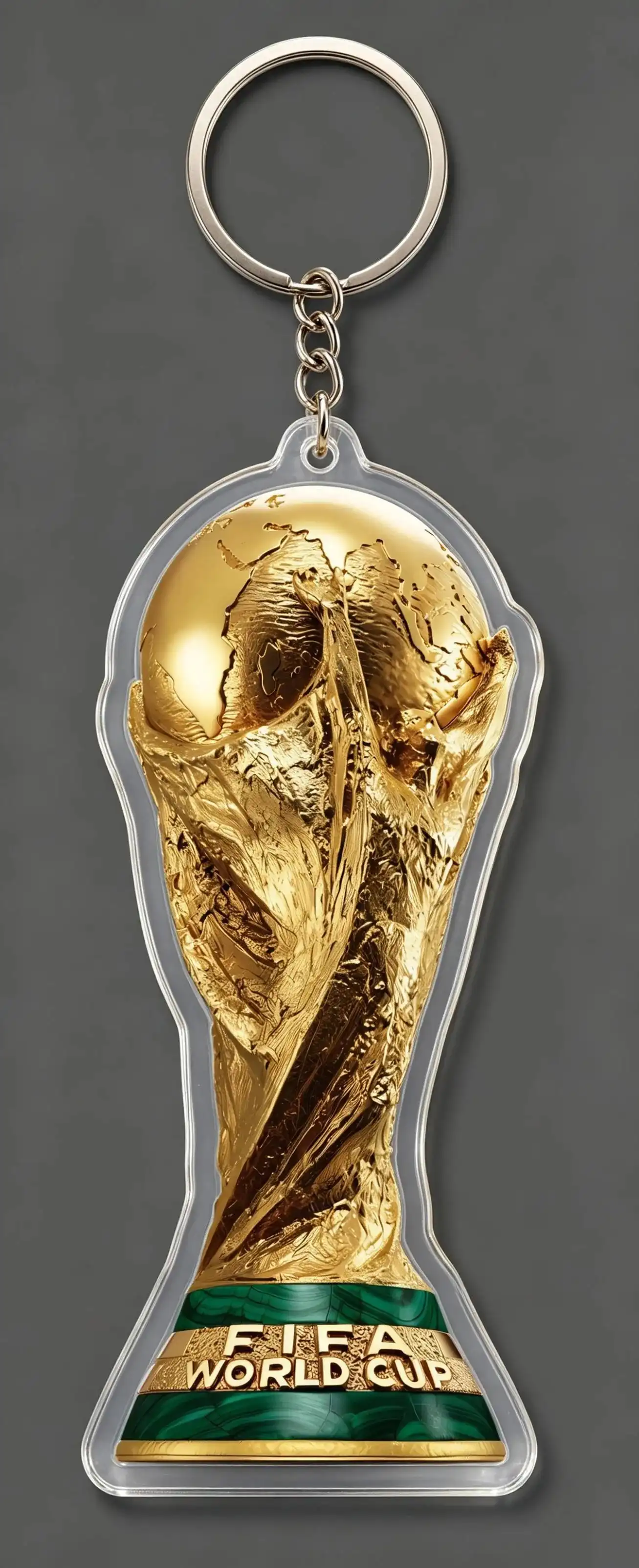 2026 World Cup mascot acrylic keychain view 2