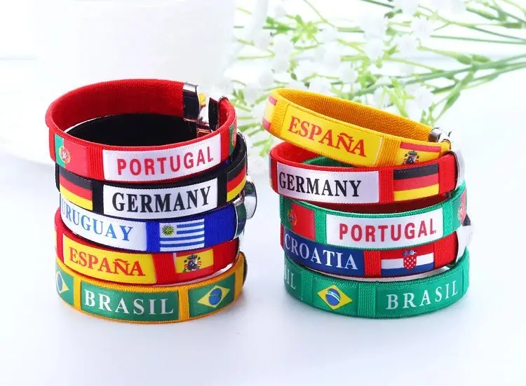 Football fan woven bracelet photo 3